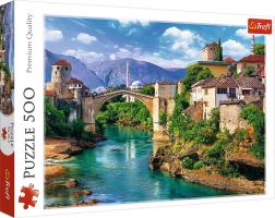 Puzzle 500 dijelova Stari most u Mostaru, Bosna i Hercegovina – Trefl