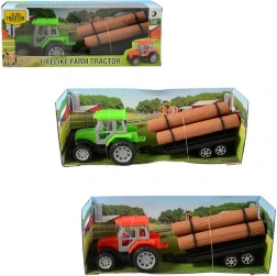 Traktor s prikolico na vztrajnik