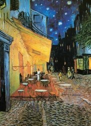 Puzzle Café Terrace at Night 1000 Pieces Eurographics