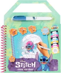 Schilderen met water met Stitch-motief