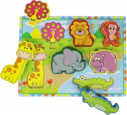 Wooden Safari Animals Puzzle