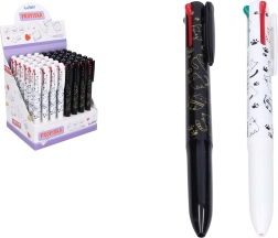 Multicolor pen with cat, 4 colors, 0.5 mm