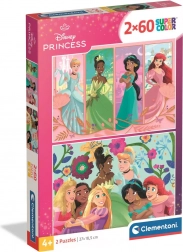 Clementoni Puzzle Disney Princesses 2×60 Pieces