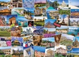 Puzzle Voyageur - France 1000 pièces de Eurographics