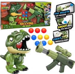 Interactive Gun with Foam Balls and Dinosaur Launcher