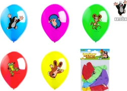 inflatable balloons Little Mole and Friends 30 cm, set of 5 pcs