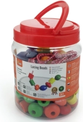 Infilatura di perline di legno