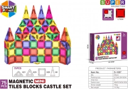 Barevná magnetická stavebnice 75 dílů