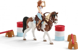 Schleich Horse Club Western Riding Set Hannah – Barrel Racing Set