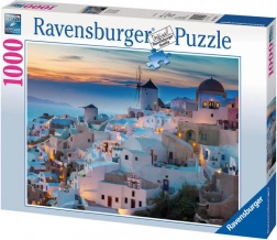 Puzzel Avond in Santorini 1000 stuks Ravensburger