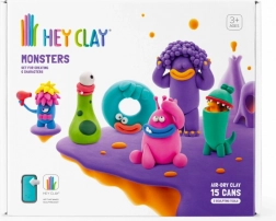 Hey Clay Monsters – sæt af skum-modellervoks til børn
