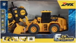 R/C bulldozer 1:24 with functional bucket and remote control