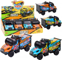 Terensko vozilo s pogonom, lučmi in zvoki oranžno modro