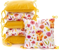 T-TOMI Ochraniacz poduszkowy VELVET Foxes