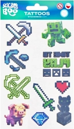dočasné tetování minecraft – sada 10 motivů