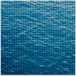 Base per costruzioni BRIXIES Plus - Acqua 25,5 x 25,5 cm