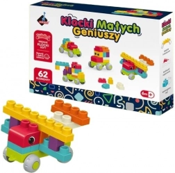 Klocki Małych Geniuszy Soft – 62 elementy
