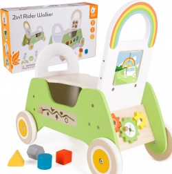 Wooden Push Ride-on 2-in-1 MONTESSORI CLASSIC WORLD
