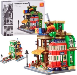 Set di costruzione Architettura del mondo – ristorante BBQ Parigi 1922 pezzi