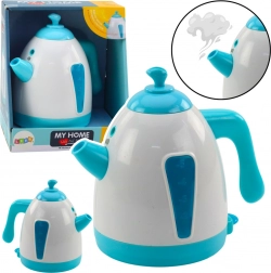 Elektrický dětský konvička s efekty a parou, tyrkysová