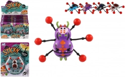 climbing spider for glass 8 × 6 cm, plastic, 4 colors