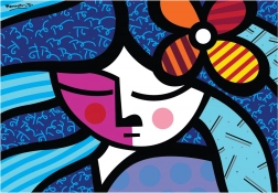 Puzzle Lány virággal 1000 darabos BLUEBIRD