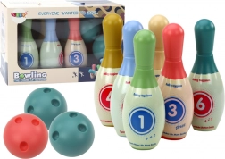 Arcade Game Colorful Bowling Set 6 pcs