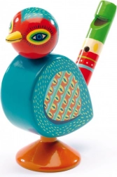 Drevená píšťalka Djeco Animambo v tvare vtáčika