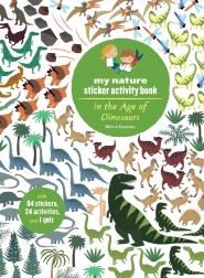 Chronicle Books activity book with stickers – In the Age of Dinosaurs
