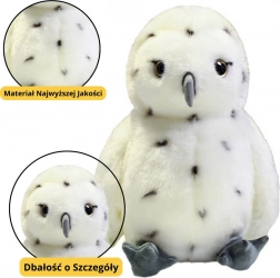 White Plush Owl 23 cm