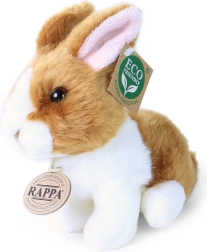 Plush Rabbit white‑brown 16 cm eco-friendly