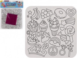 Set créatif de magie avec images scintillantes en feuille