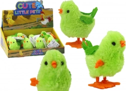 Jumping Wind-Up Toy Chick Green