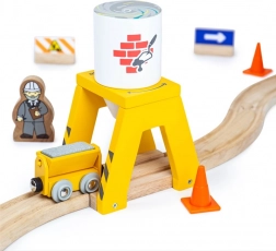 Bigjigs Rail cement silo – wooden accessory for train sets