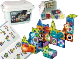 Golyópálya Megvilágított Vágány Mágneses 75 darab