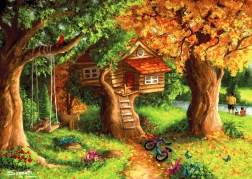 ENJOY Puzzle casa sull'albero 1000 pezzi