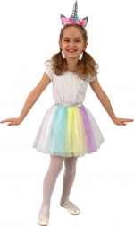 Girls' Unicorn Tutu Skirt with Headband