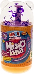 Misiolina floating lightweight modeling clay with molds – orange and yellow