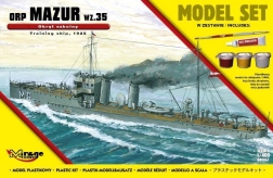 ORP Mazur wz.35 Poolse oefen-torpedobootjager – plastic model om te lijmen