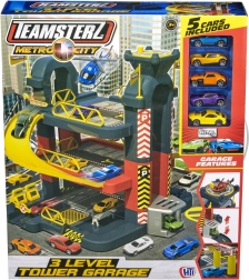 Teamsterz Three-Level Garage with Cars