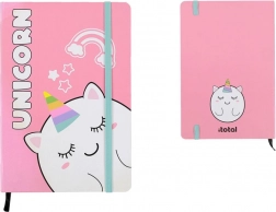 A5 Notebook with Unicorn in Hardcover