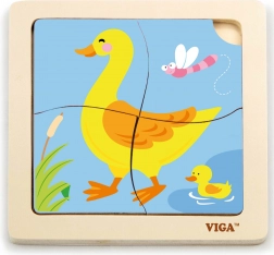 Viga Wooden Puzzle Duckling