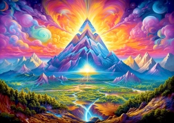 Puzzle Piramidi nella Foresta 1000 Pezzi