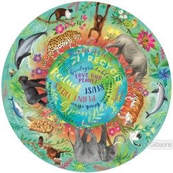 Okrúhle puzzle Planéta B neexistuje, 500 dielikov – GIBSONS