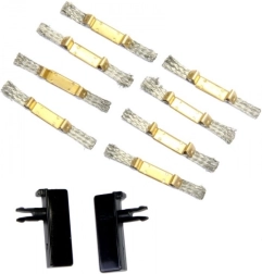 Kontaktbørster og styreskinner til Evolution-biler