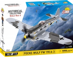 Építőkészlet Történelmi Kollekció WWII Focke-Wulf FW 190 A-3 382 darab