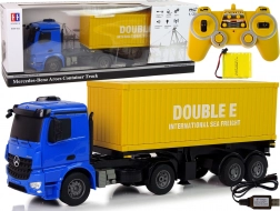 Large R/C Mercedes Arocs Blue Truck 1:20 Container 58 cm long