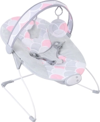 Vibrating baby bouncer FreeON Enjoy Pink