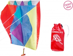 Flyvende drage i nylon 60x51 cm