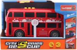 Bus met licht en geluid op batterijen